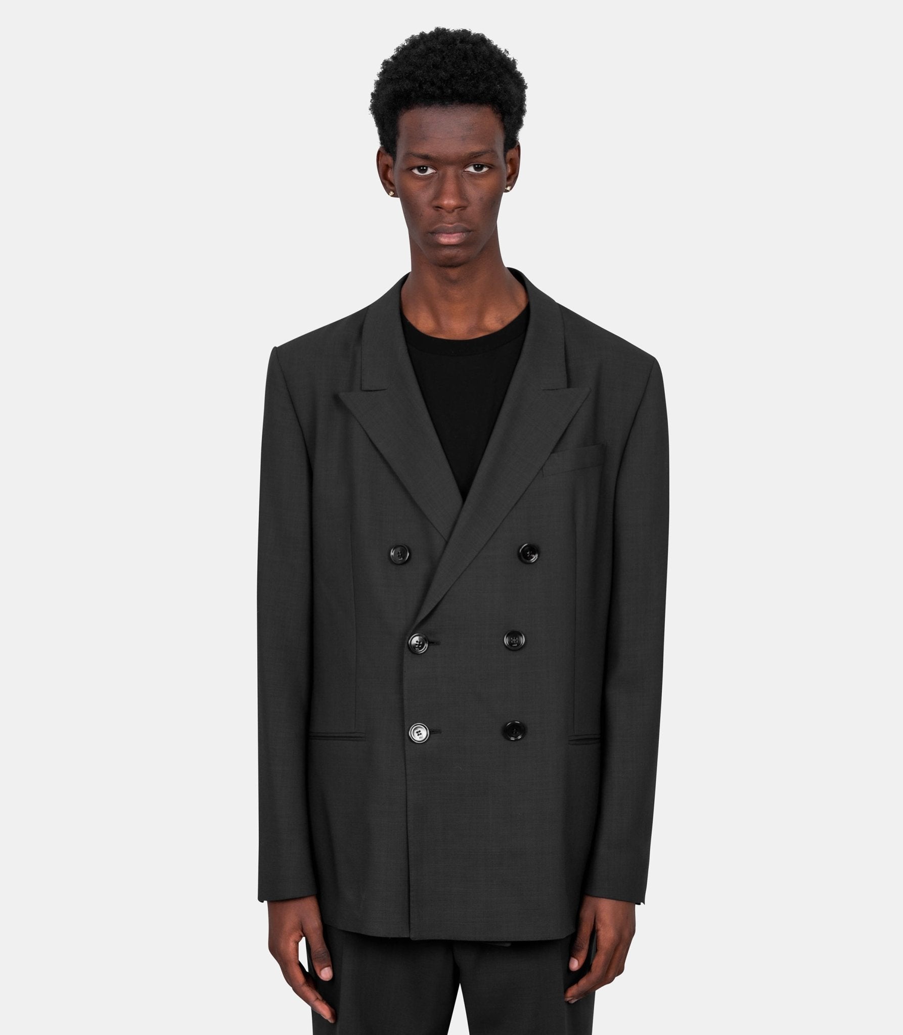 Veste croisée 6 boutons - HBV006.WV0066.020 - 48 - Ami paris