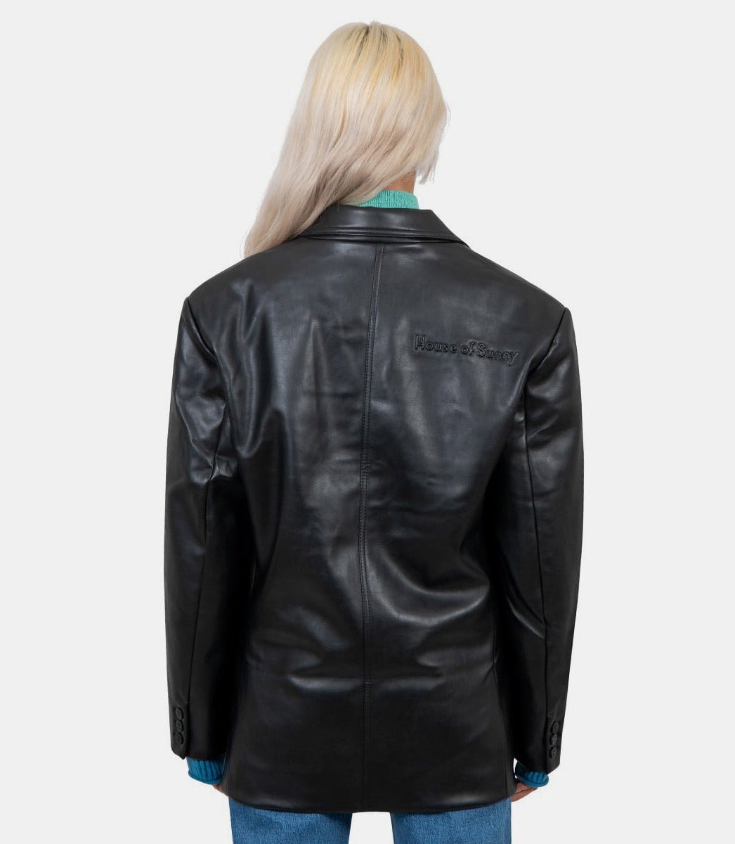 Veste de blazer à double boutonnage 80sVOL2212 - BLACK - FW23 - XSHouse of sunny