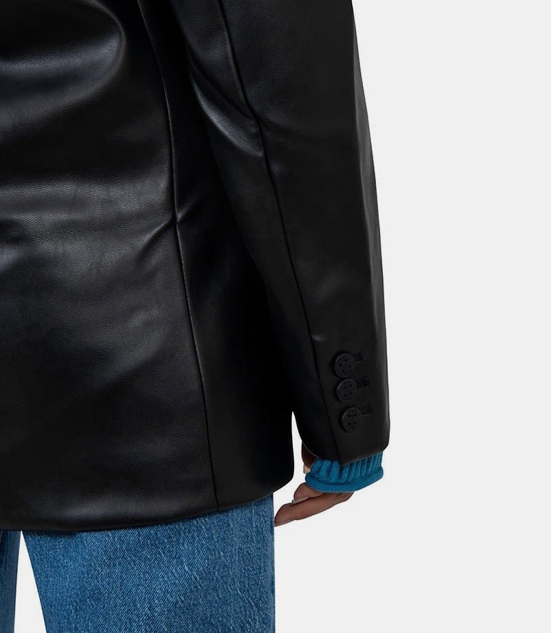 Veste de blazer à double boutonnage 80sVOL2212 - BLACK - FW23 - XSHouse of sunny