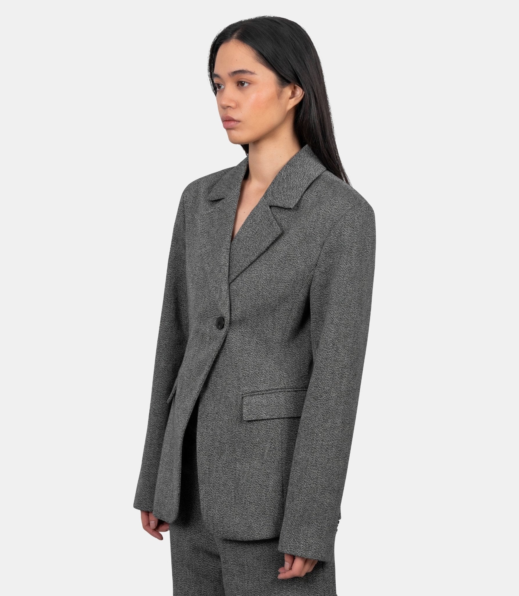 Veste de blazer en laine - A1020026-099-34 - Ganni