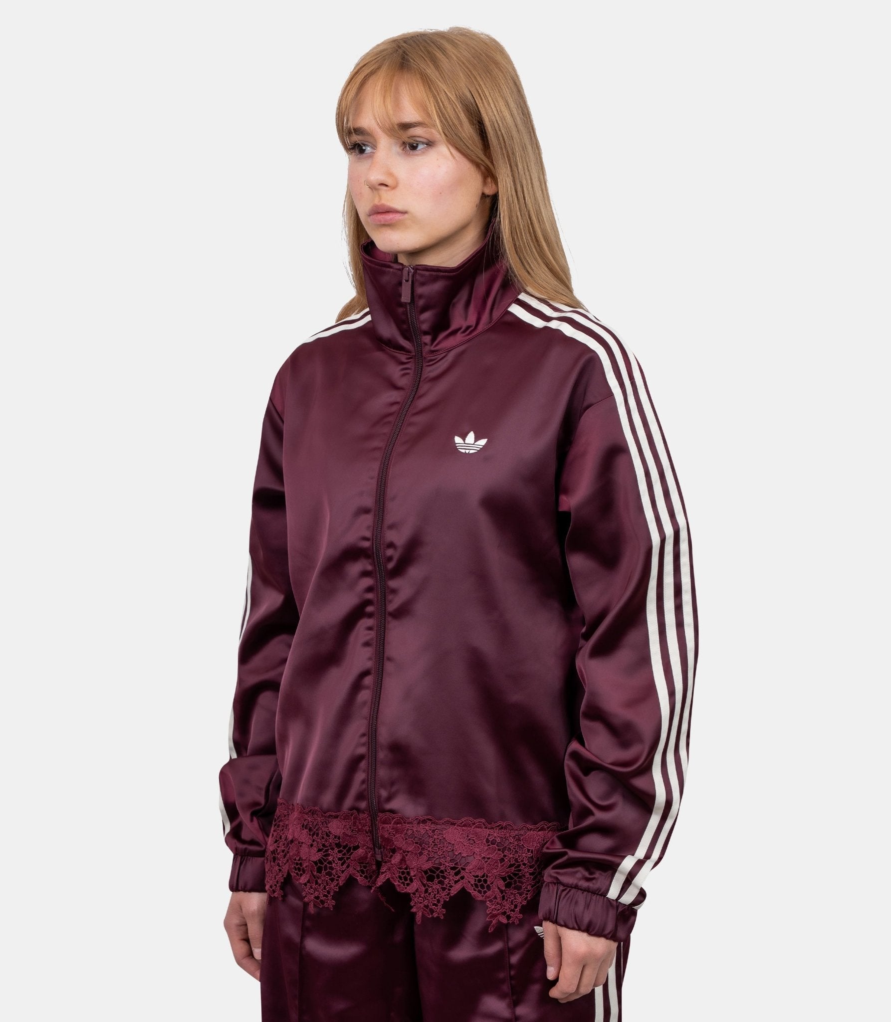 Veste de survêtement firebird dentelle - LD1804-MAROON-XS - Adidas