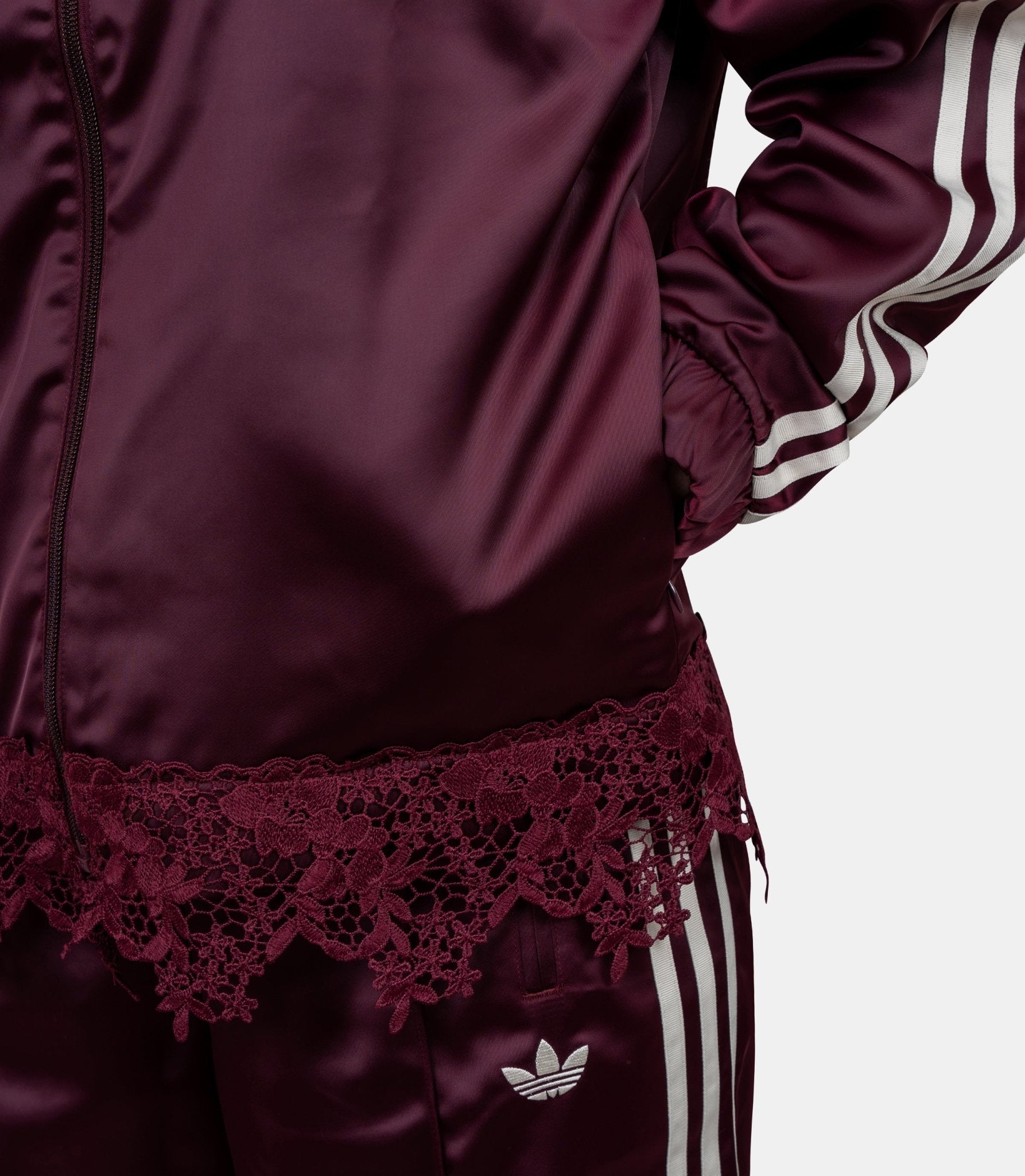 Veste de survêtement firebird dentelle - LD1804-MAROON-XS - Adidas