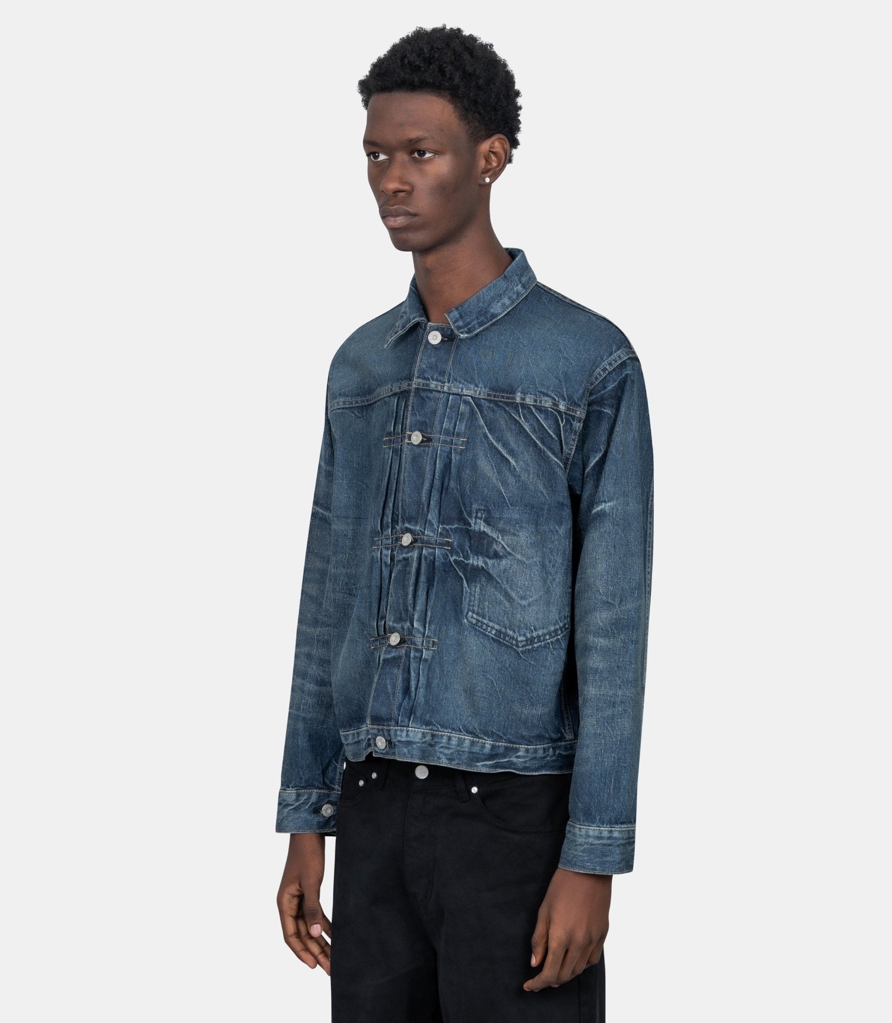 Veste de travail en denim - HM30JK002 - M - Human made