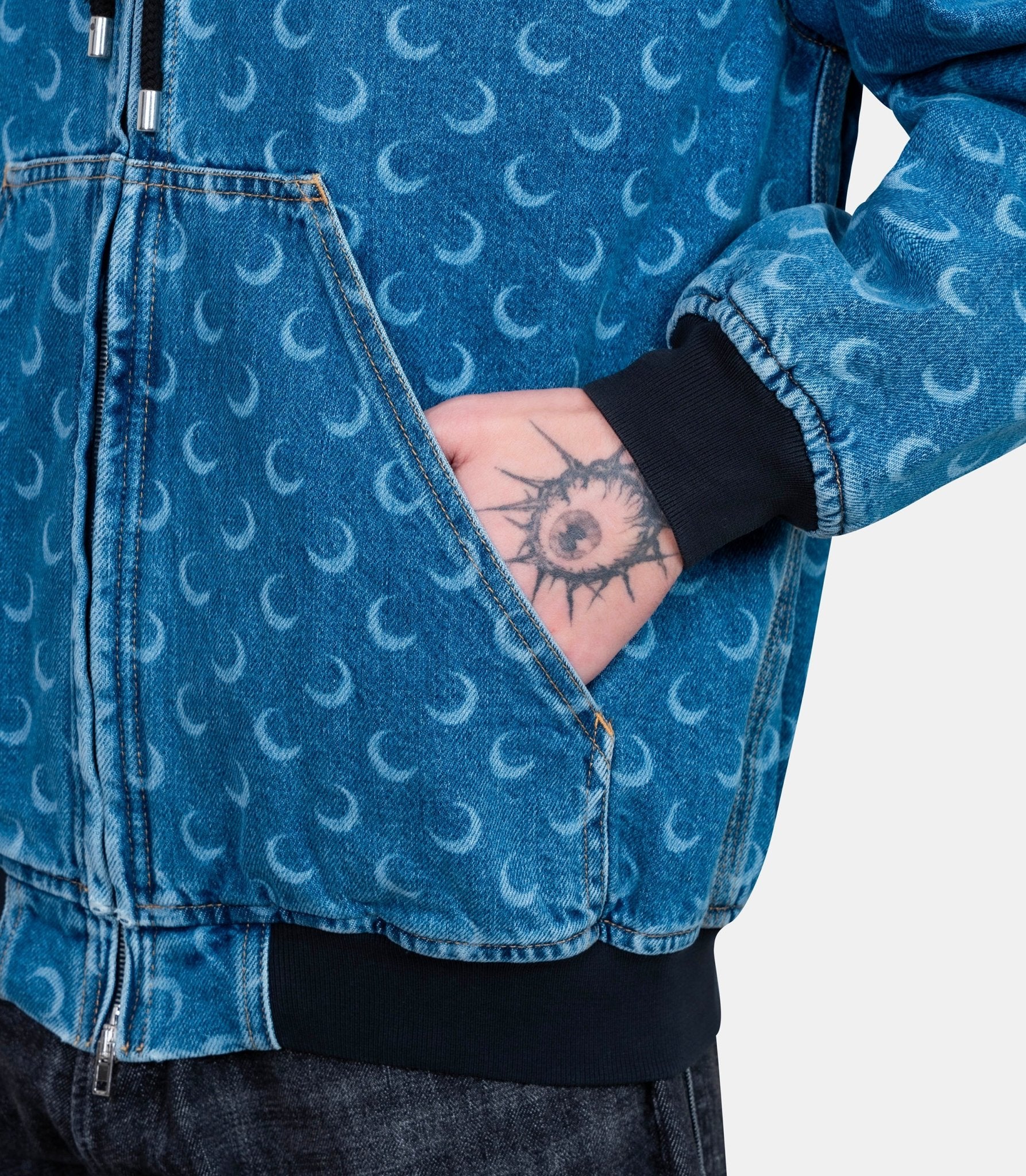 Veste denim moon - MJA071BCDEN0002-CDEN0002-44 - Marine serre