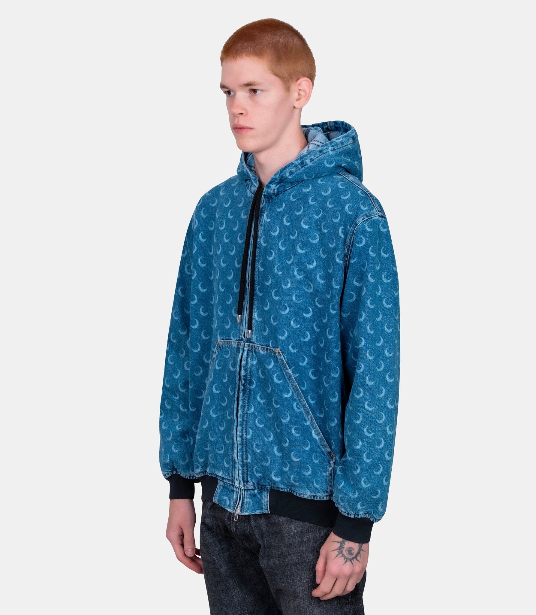 Veste denim moon - MJA071BCDEN0002-CDEN0002-44 - Marine serre
