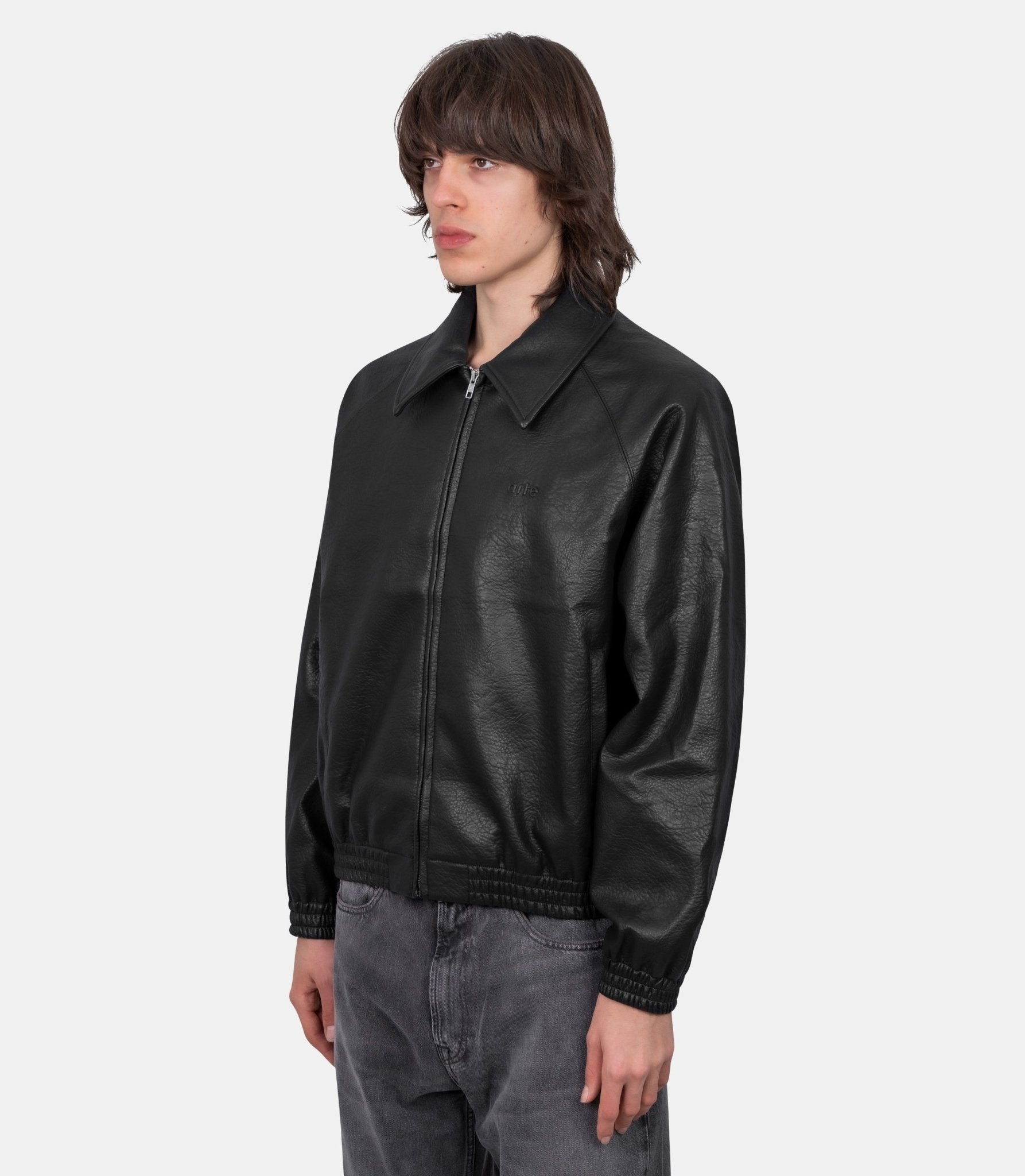 Veste en cuir basique - AW25-251J-1-S - Arte