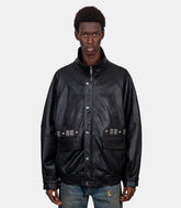 Veste en cuir studded prince phillip’s childhood - 03-0593-M - Enfants riches déprimés
