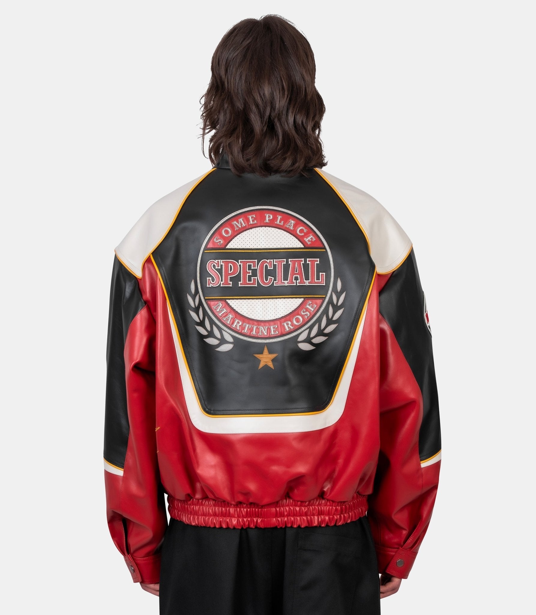 Veste en cuir superbowl - 571LP28068-M - Martine rose