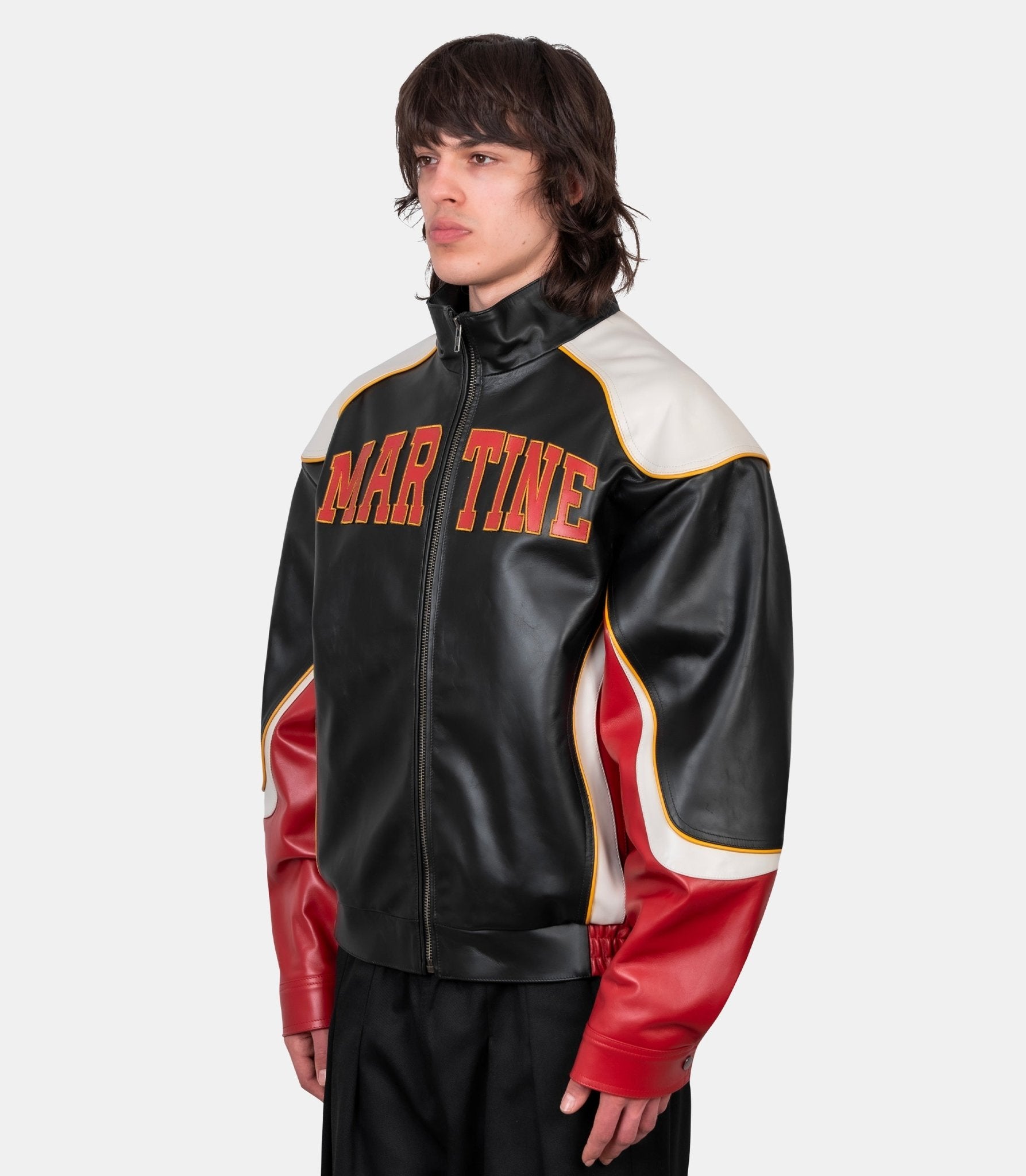 Veste en cuir superbowl - 571LP28068-M - Martine rose