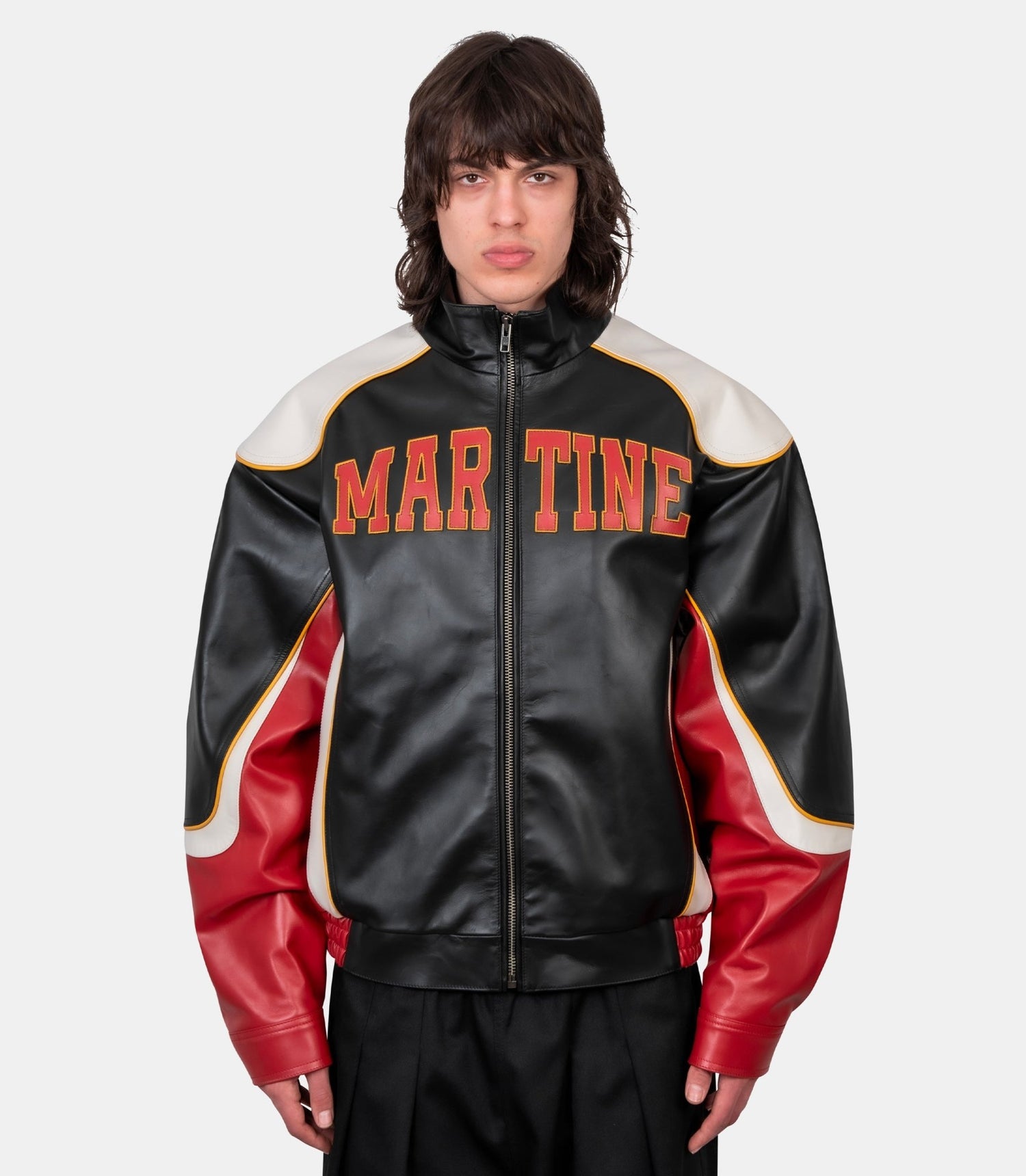 Veste en cuir superbowl - 571LP28068-M - Martine rose