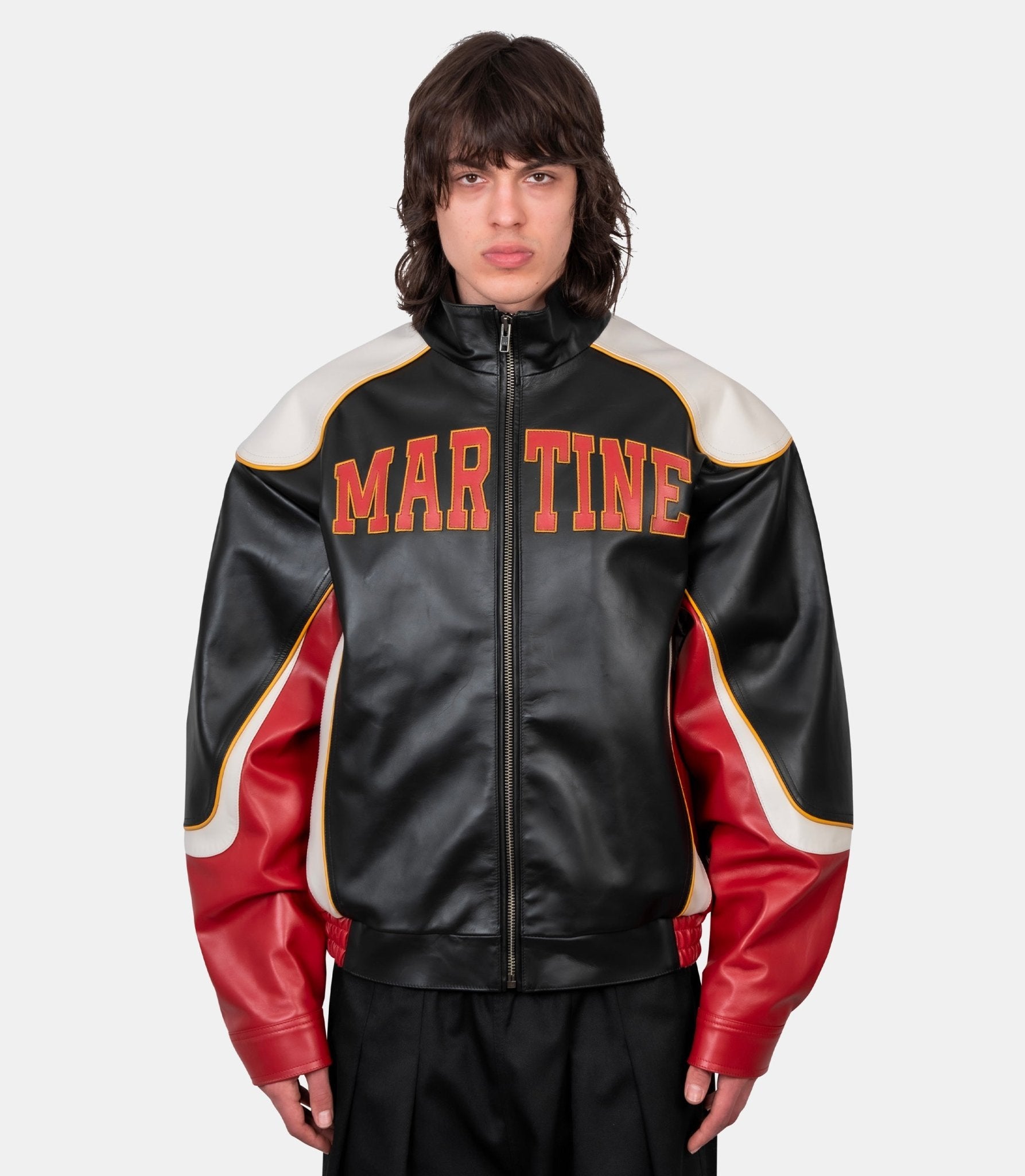 Veste en cuir superbowl - 571LP28068-M - Martine rose