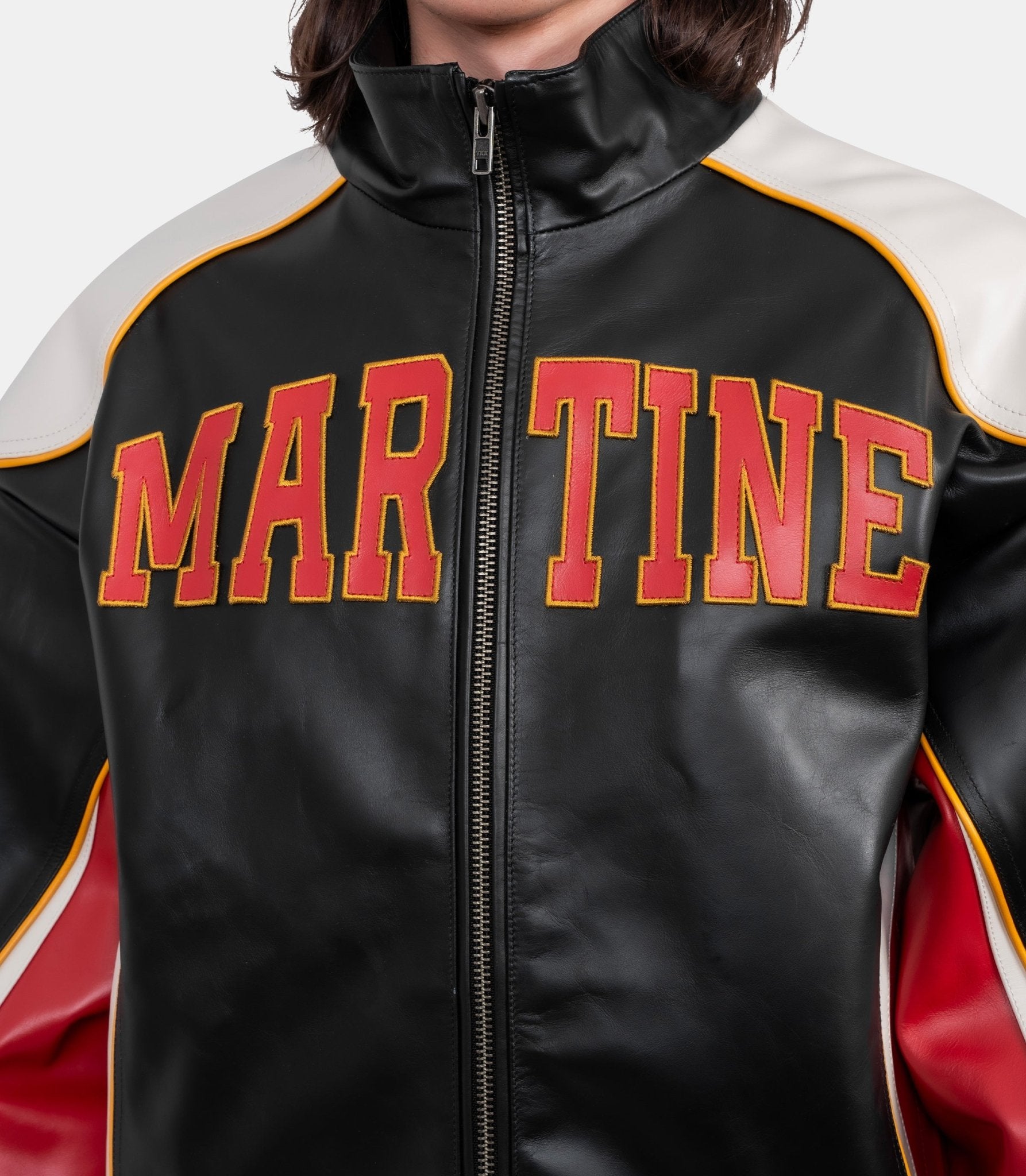Veste en cuir superbowl - 571LP28068-M - Martine rose