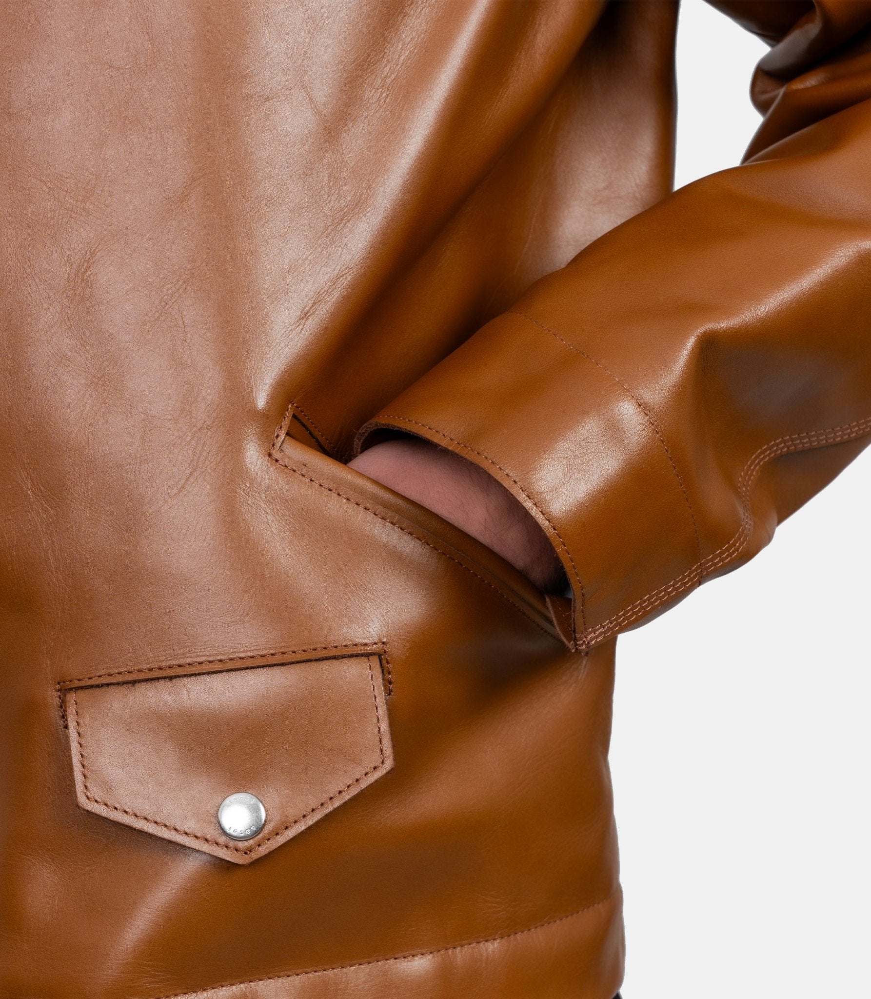 Veste en cuir x carhartt wip - 25 - 03857M - 642 - 3 - Sacai