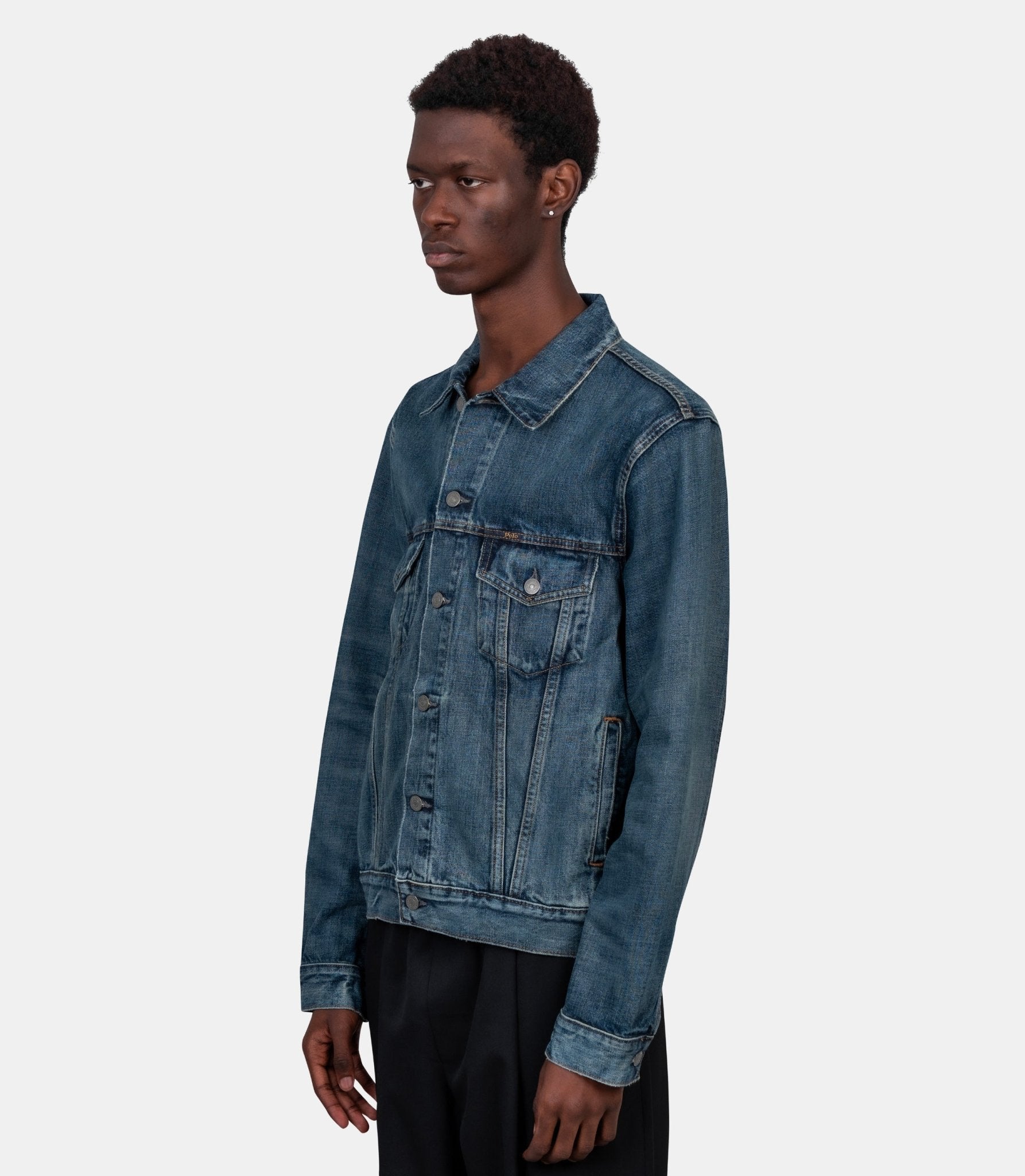 Veste en denim icon trucker - 710673235001-S - Polo ralph lauren