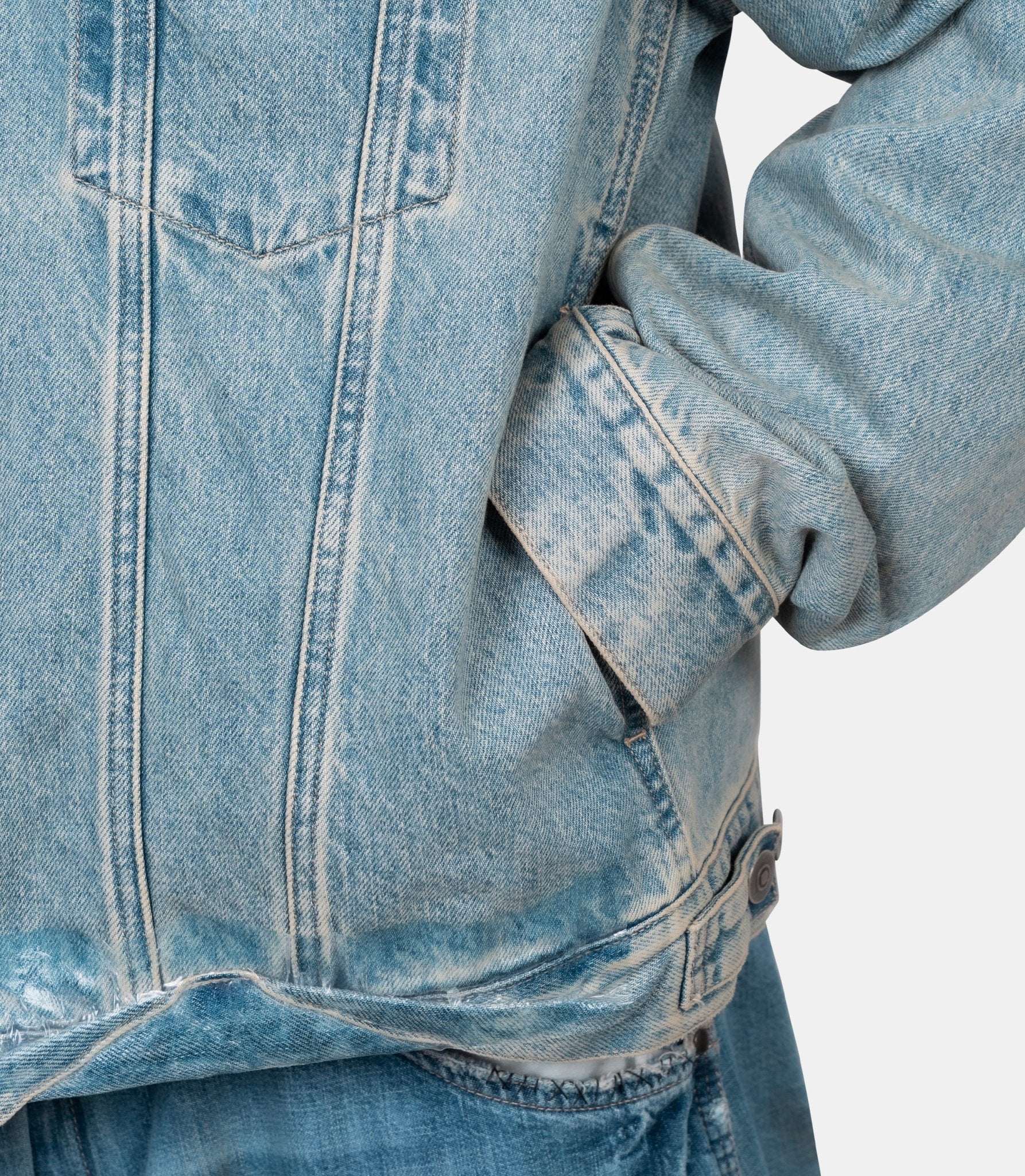 Veste en denim taped - S67AM0109-M30066-962 -48 - Maison margiela