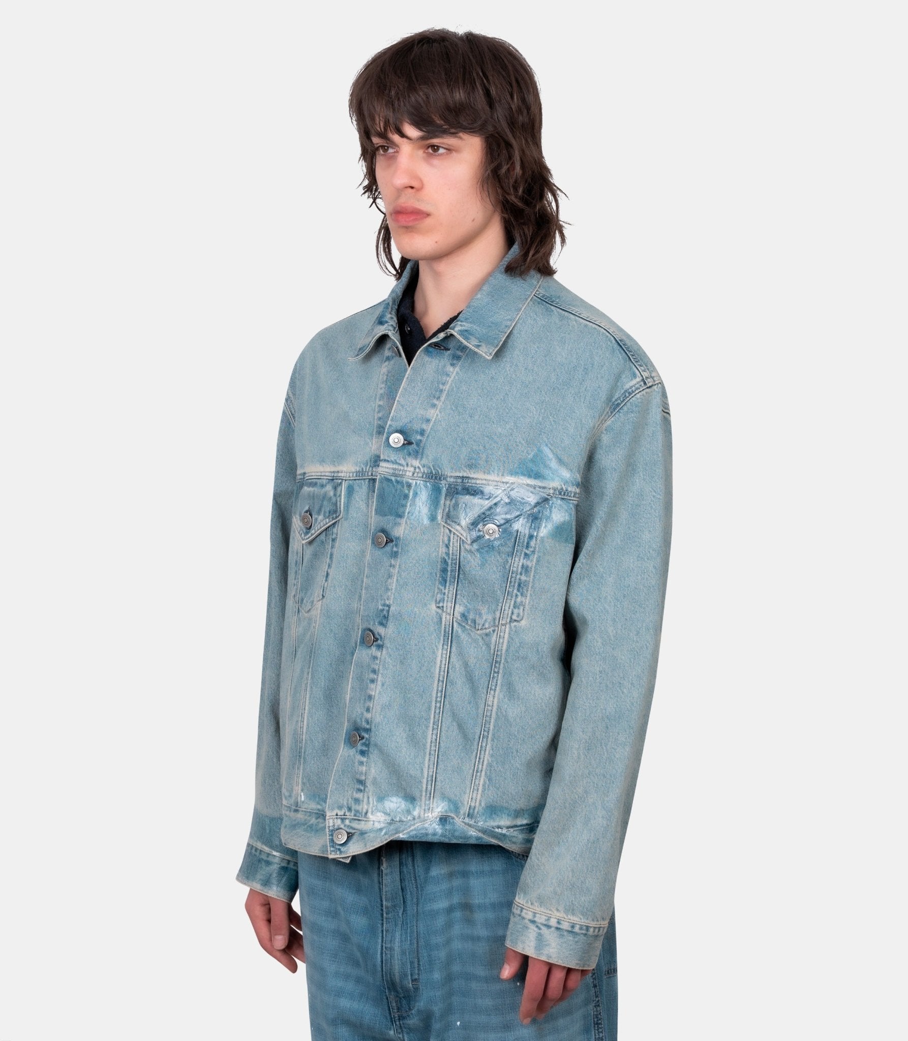 Veste en denim taped - S67AM0109-M30066-962 -48 - Maison margiela