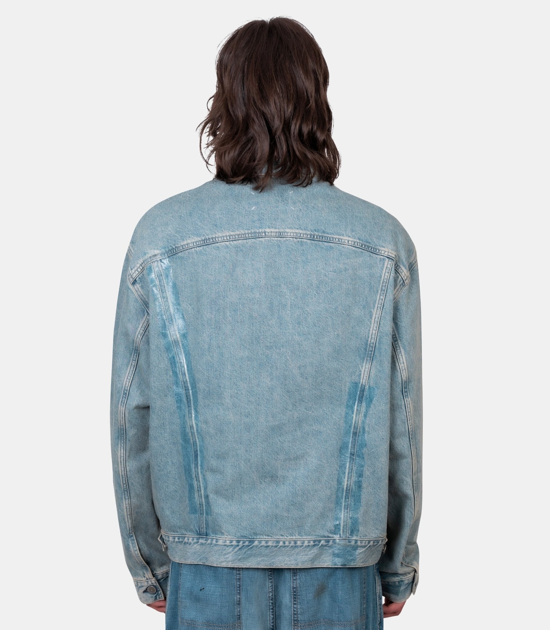 Veste en denim taped - S67AM0109-M30066-962 -48 - Maison margiela