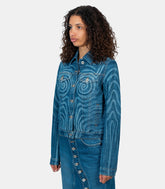Veste en jean print "spiral"25/34 - U - VE114L - D017 - 5556 - XSJean paul gaultier