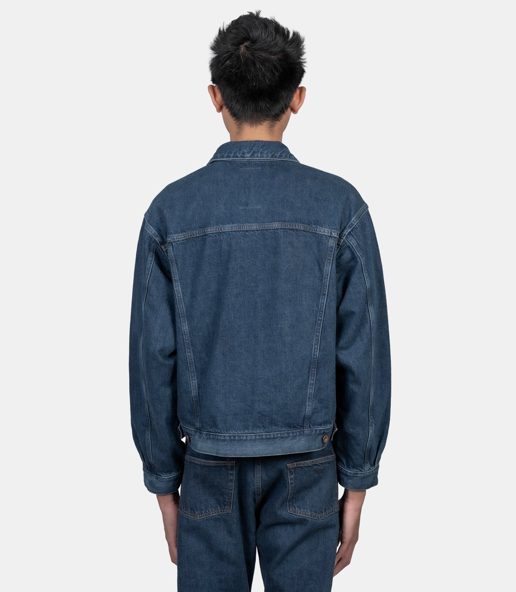Veste en jean selvedge voyage x kuro - 990002-0518-S - Maison kitsuné