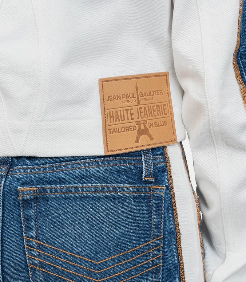Veste en jean trompe l’oeil "petit grand"25/33 - F - VE090 - D018 - 0357 - XSJean paul gaultier