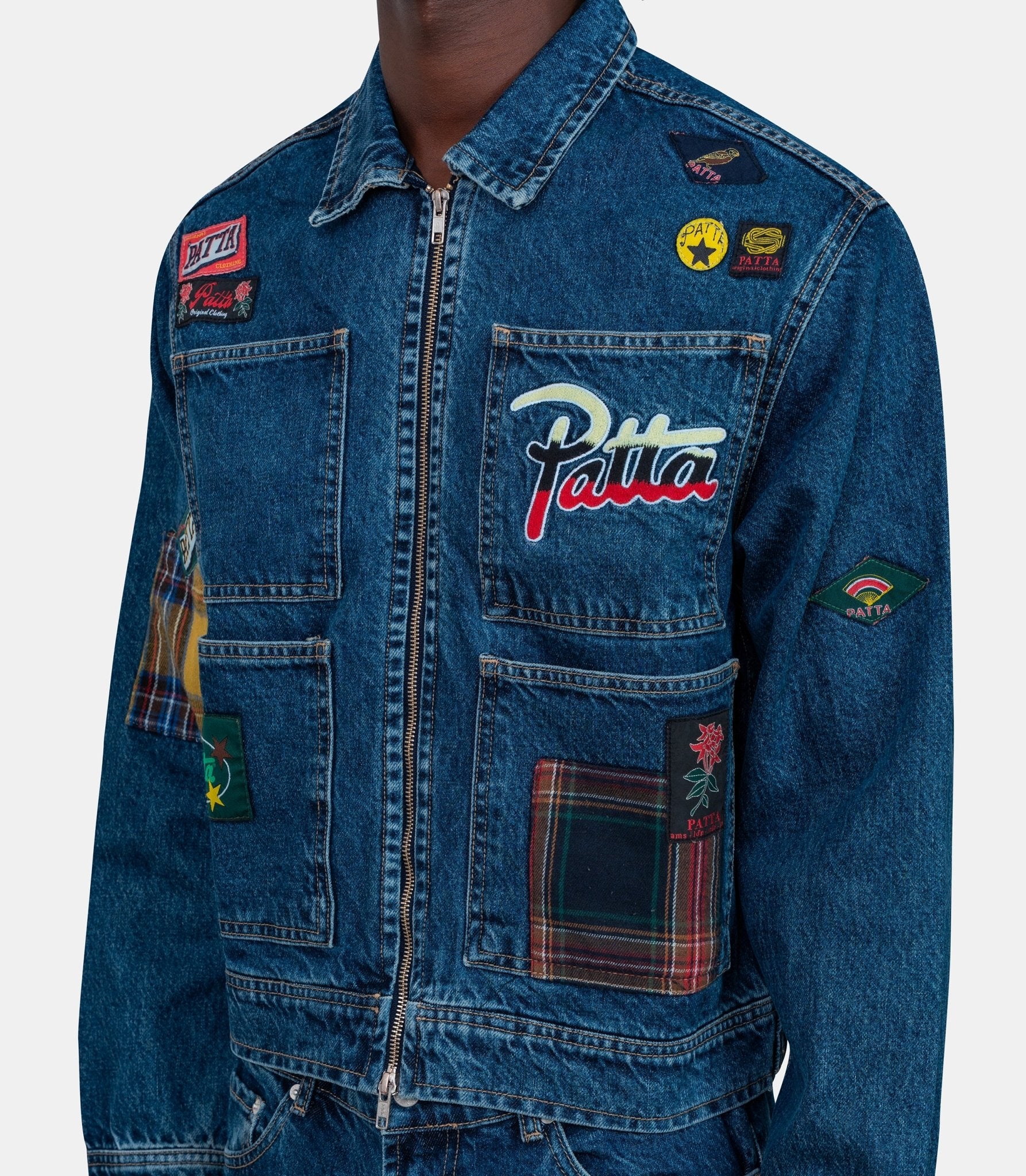 Veste en jean whole lotta labels - POC - AW25 - 4200 - 348 - 0022 - 197 - S - Patta