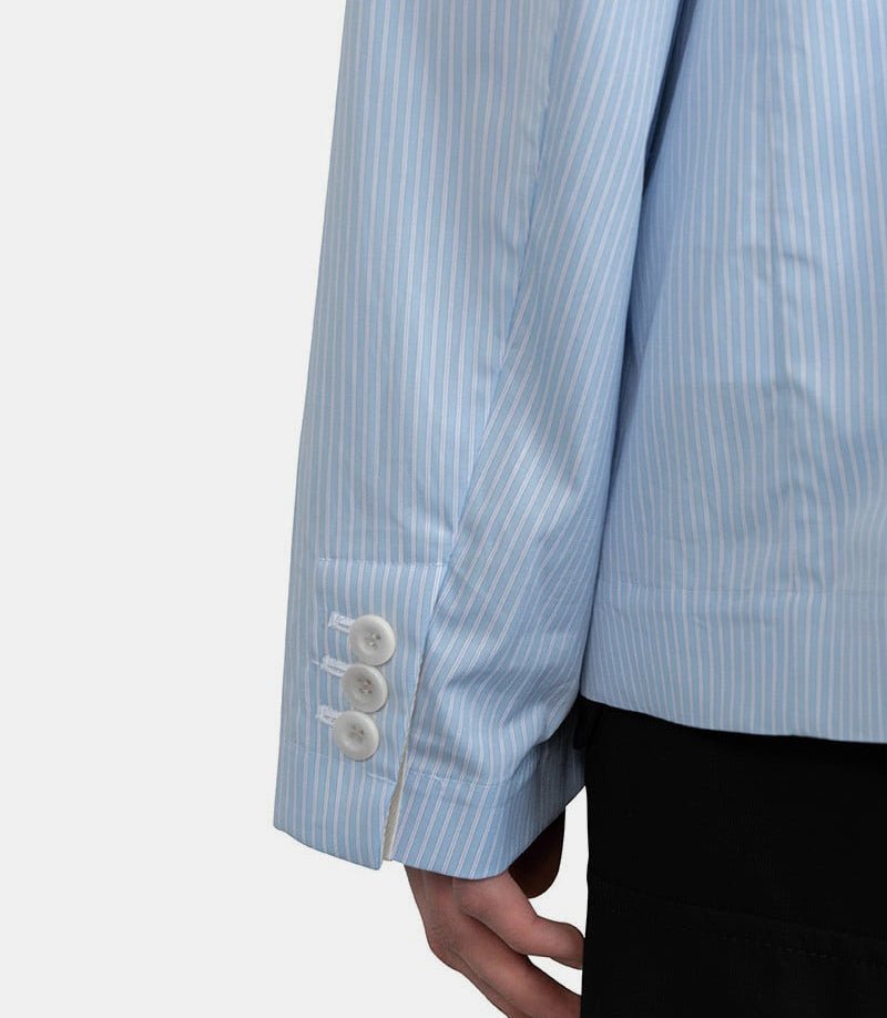 Veste en popeline de coton - 25 - 03619M - 458 - 2 - Sacai