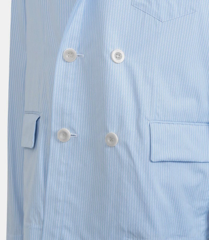 Veste en popeline de coton - 25 - 03619M - 458 - 2 - Sacai