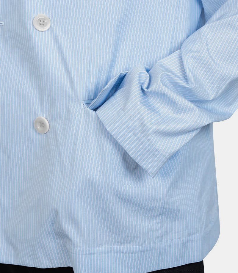 Veste en popeline de coton - 25 - 03619M - 458 - 2 - Sacai