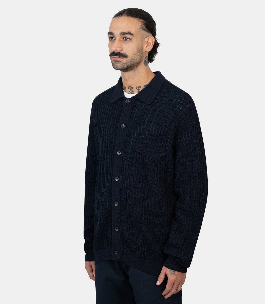 Veste en tricot31455 - NAVY - FW24 - SUniversal works.