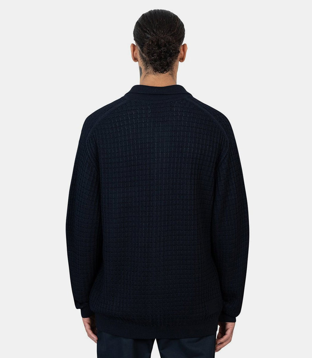 Veste en tricot31455 - NAVY - FW24 - SUniversal works.