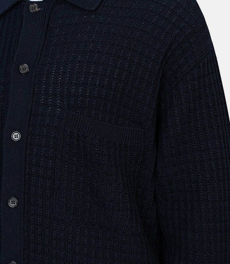 Veste en tricot31455 - NAVY - FW24 - SUniversal works.
