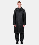 Veste imperméable à capuche - CO1132-LF1495-BK990-46 - Lemaire