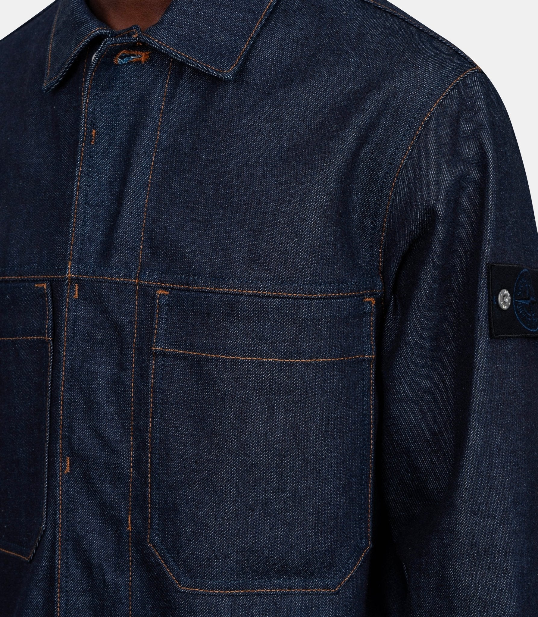 Veste indigo denim raw - K2S15Q100027S00J8 - VJ200 - S - Stone island