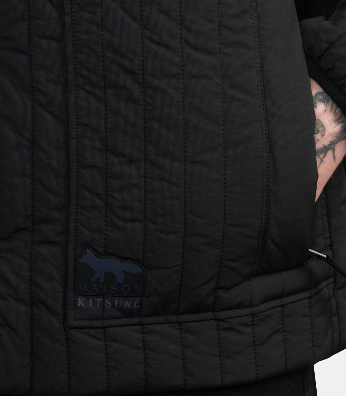 Veste matelassée-MRMWV00WQ4098-P199-S-Maison kitsuné