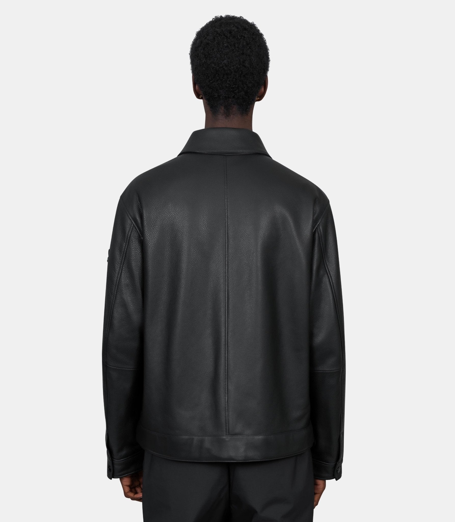 Veste matt grain leather - K2S150100002S0280 - V0029 - L - Stone island
