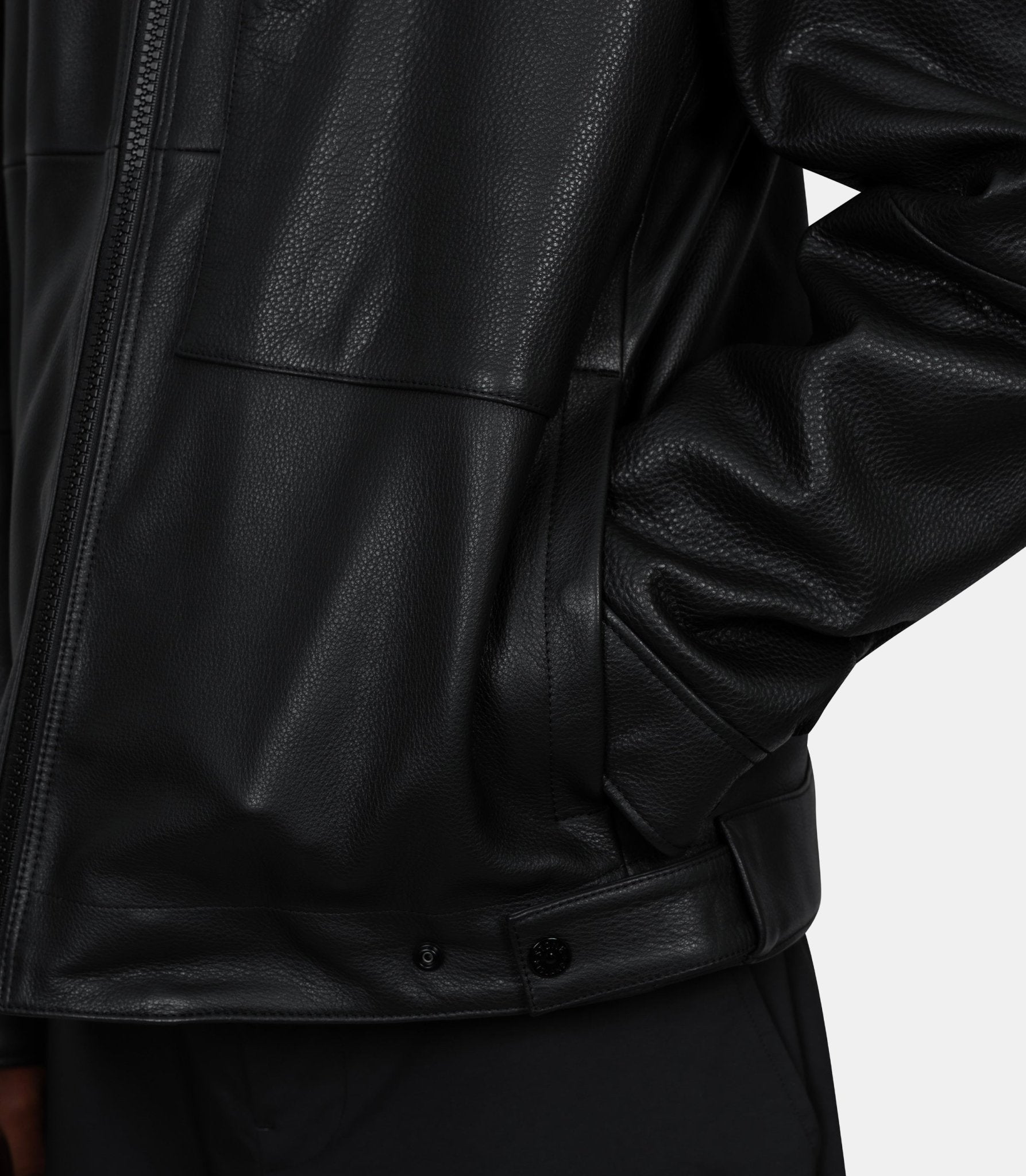 Veste matt grain leather - K2S150100002S0280 - V0029 - L - Stone island