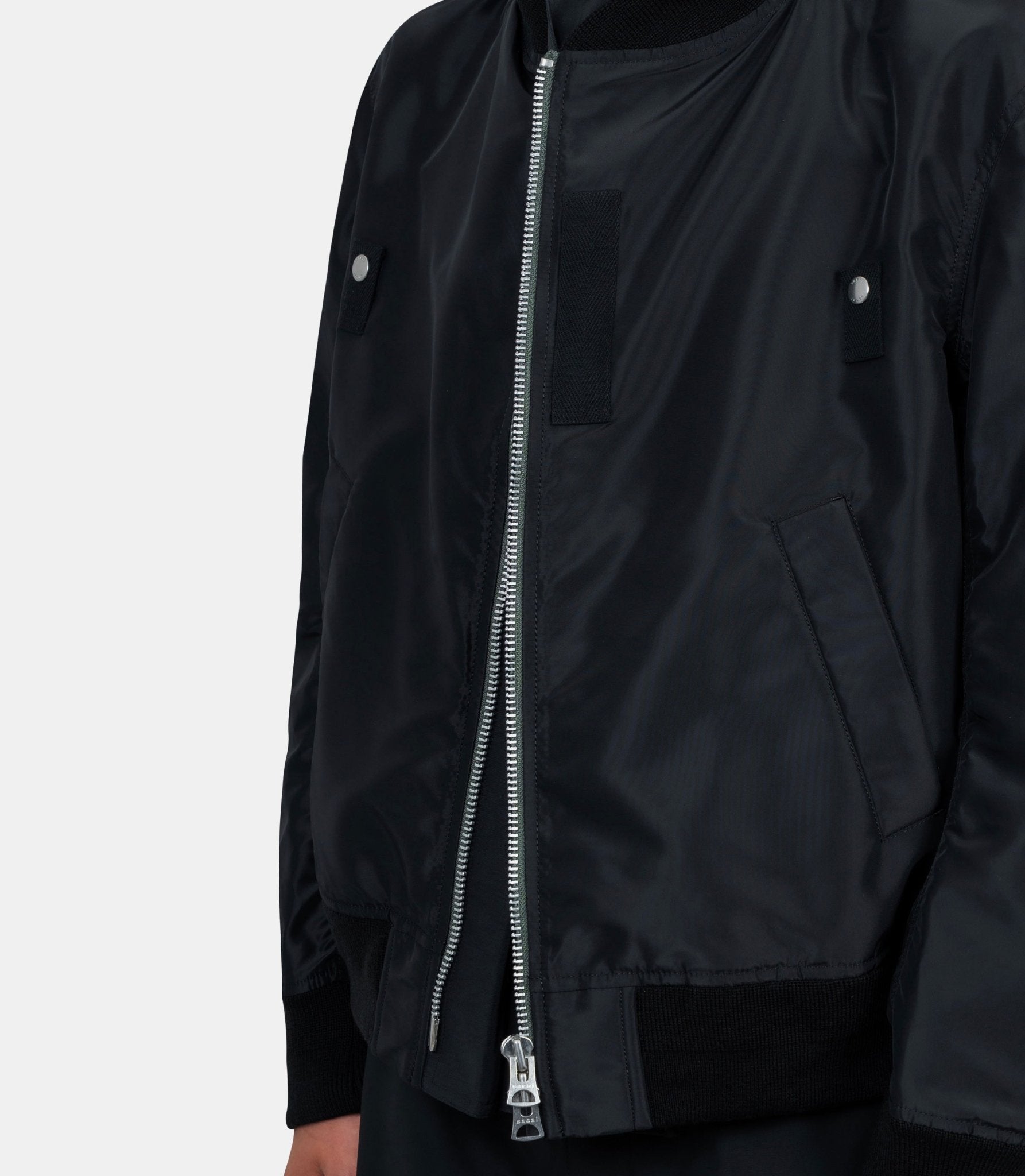 Veste nylon twill x grosgrain - 25 - 03784M - 001 - 2 - Sacai