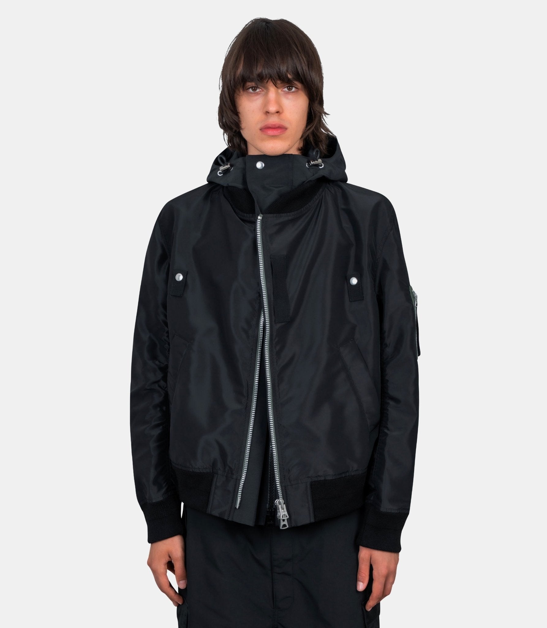 Veste nylon twill x grosgrain - 25 - 03784M - 001 - 2 - Sacai