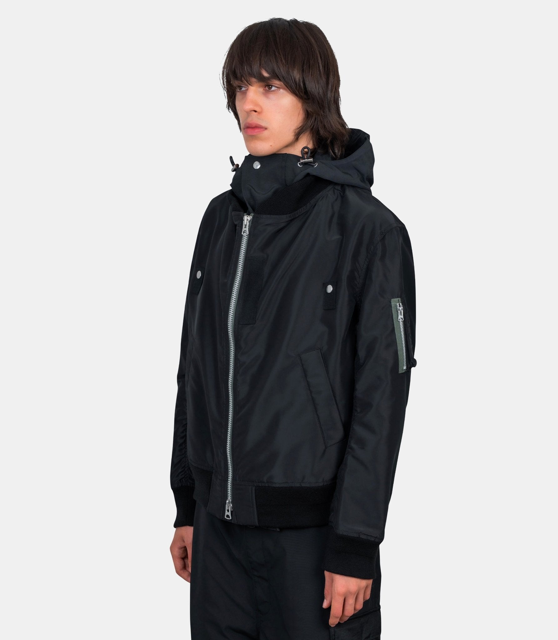 Veste nylon twill x grosgrain - 25 - 03784M - 001 - 2 - Sacai