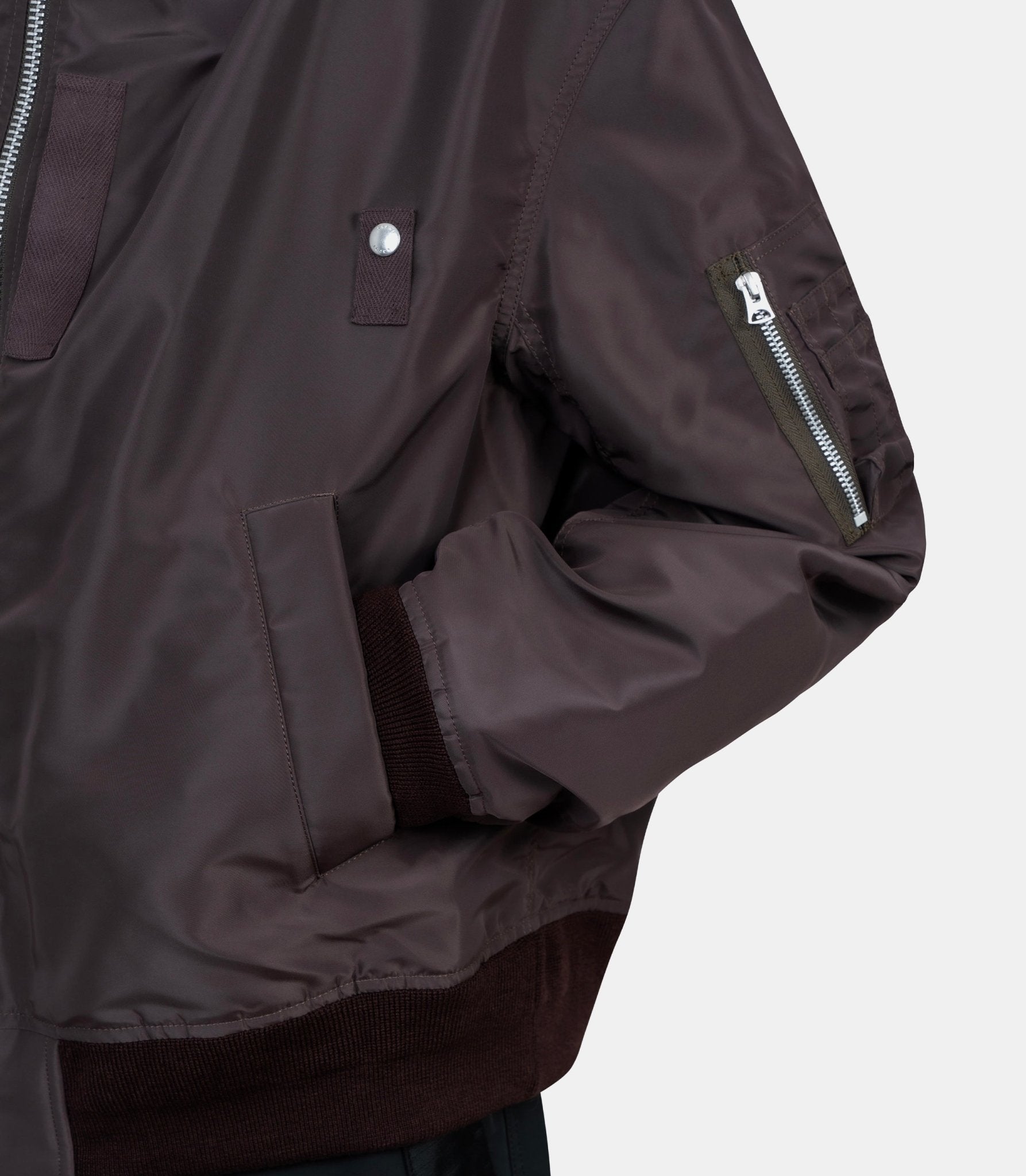 Veste nylon twill x grosgrain - 25 - 03784M - 612 - 2 - Sacai
