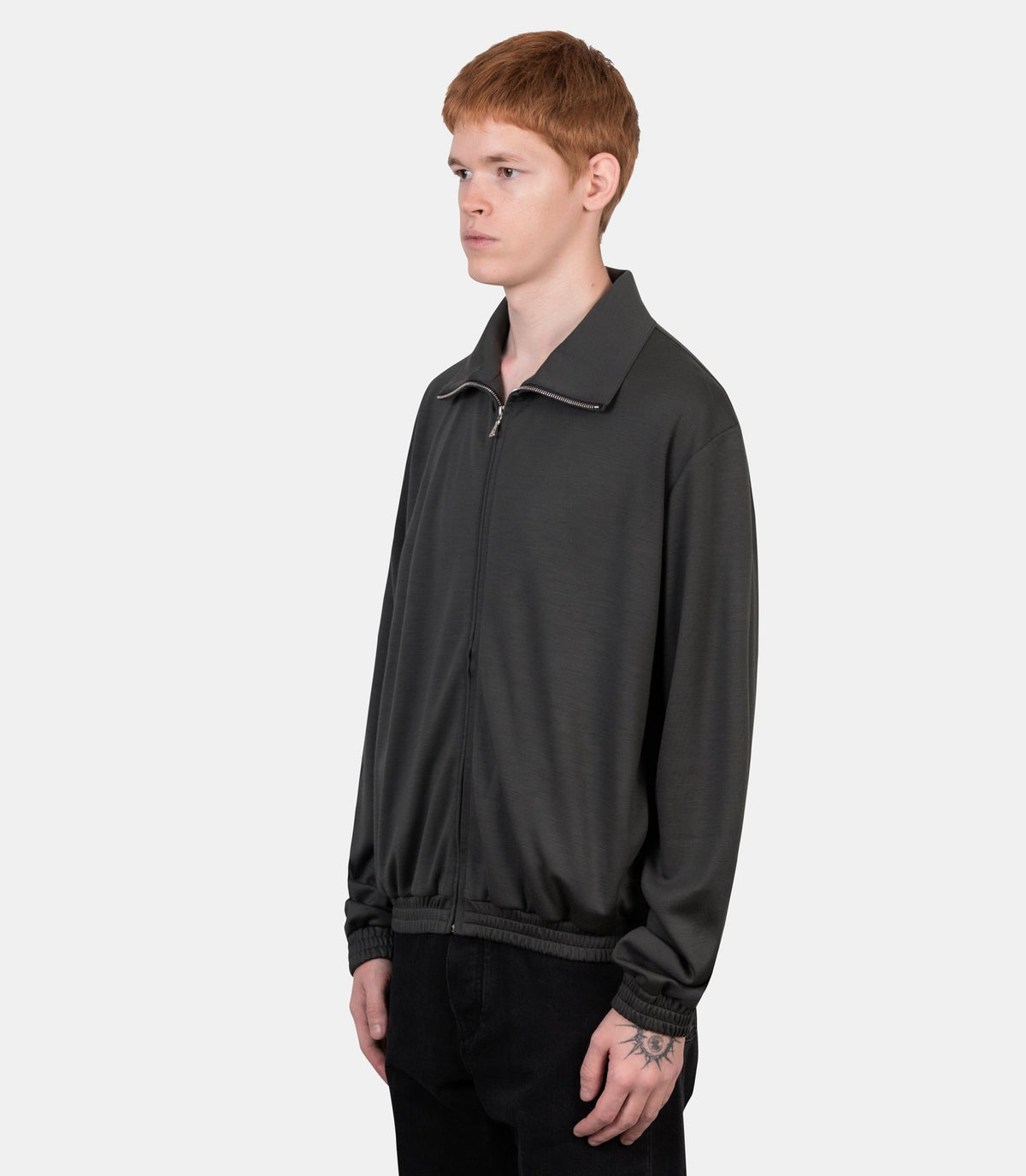 Veste polar jogging-LJK4-INT-FOREST-INTERLOCK-M-Rier