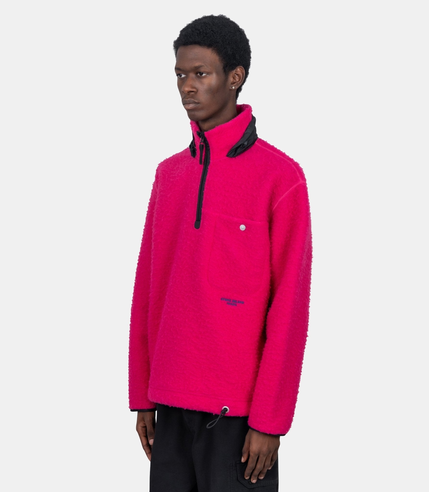 Veste ratteen wool poly fleece marina - K2S156100025S0X12 - V008C - 1 - Stone island