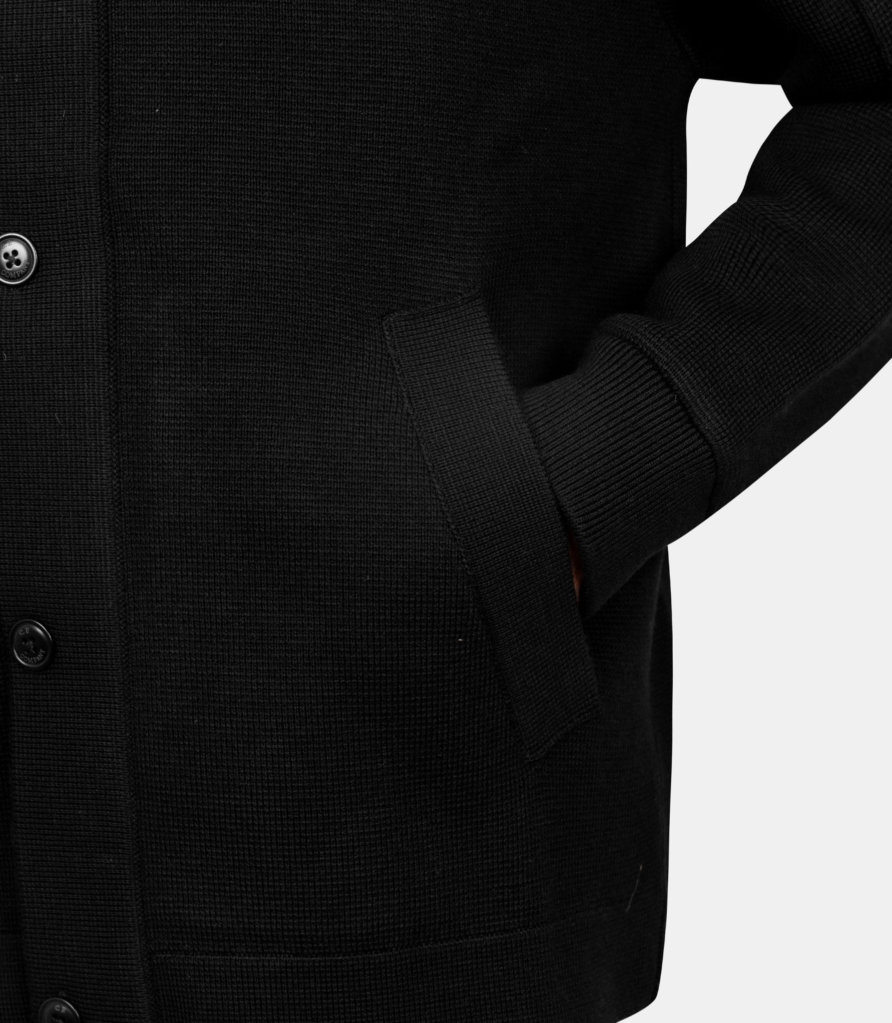 Veste réversible en laine merino-21CMKN013A-006390M-999-S-C.p. company