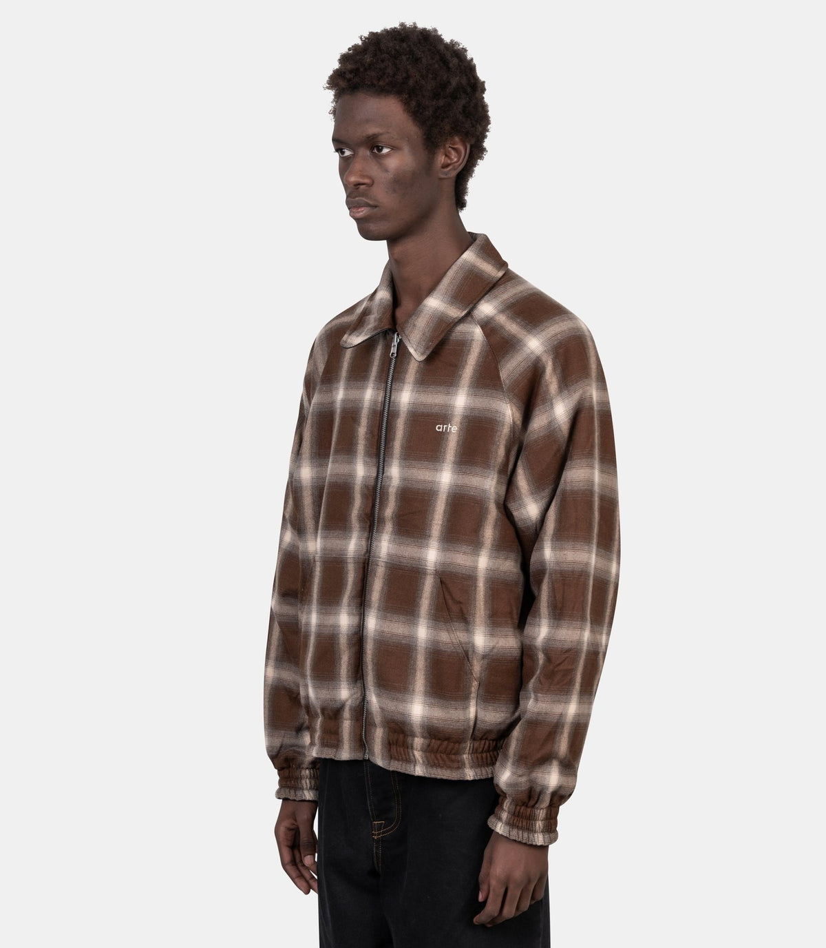 Veste réversible plaid-AW26-058J-1-S-Arte