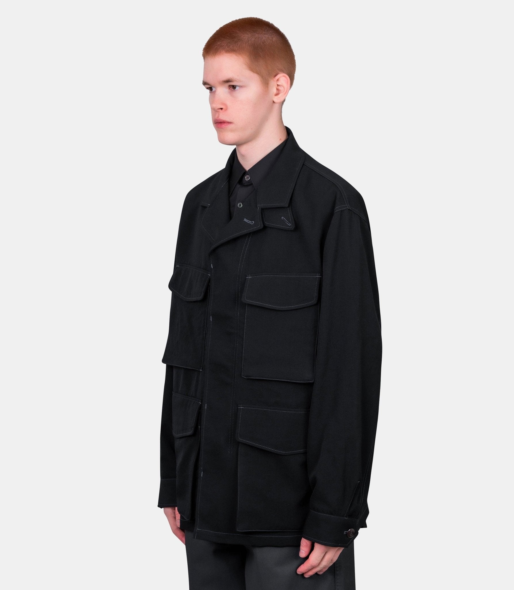 Veste soft field - OW1161-LF1457-BK999-46 - Lemaire