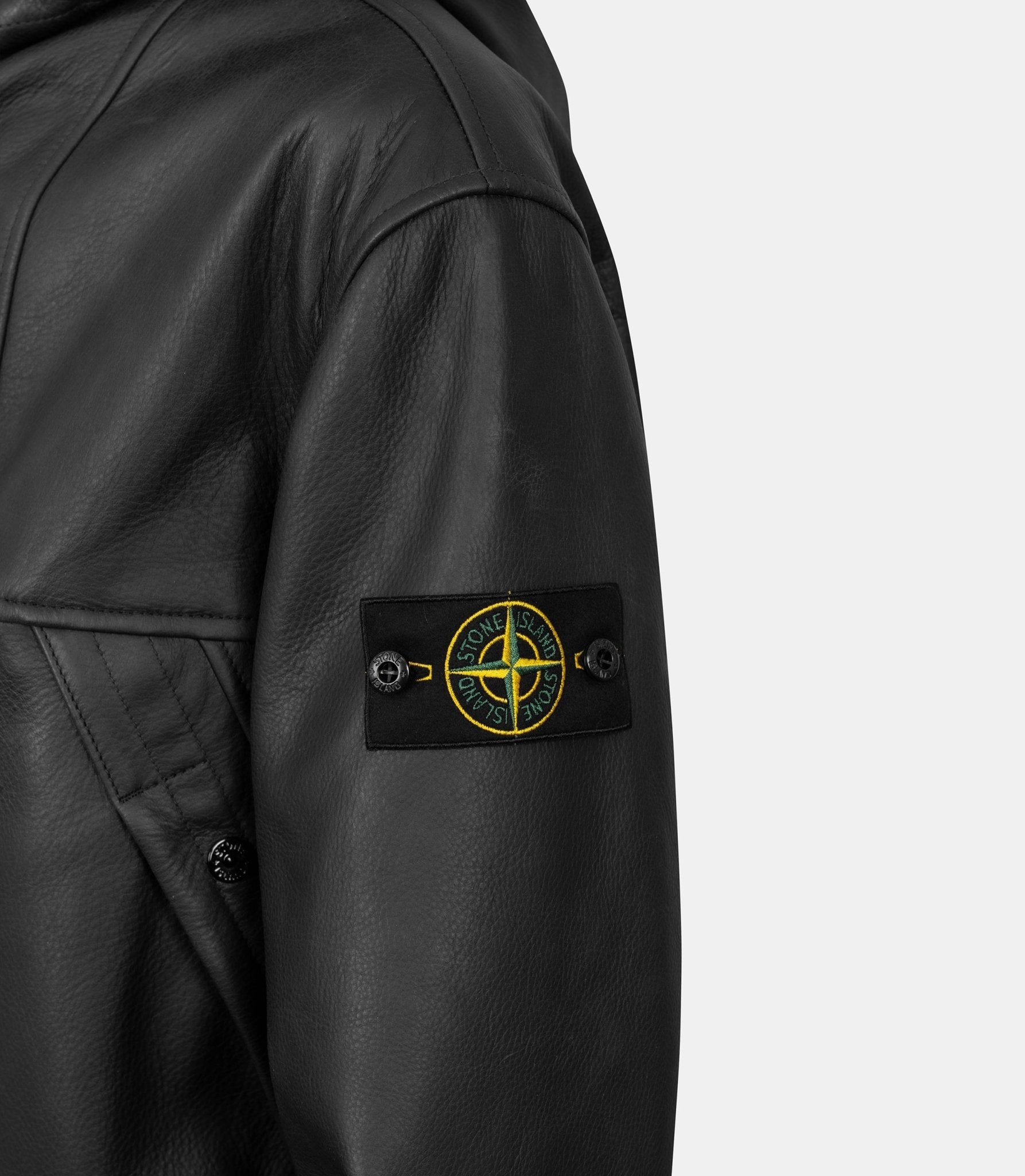 Veste textured leather - L1S150100004S0307-V0029-L - Stone island