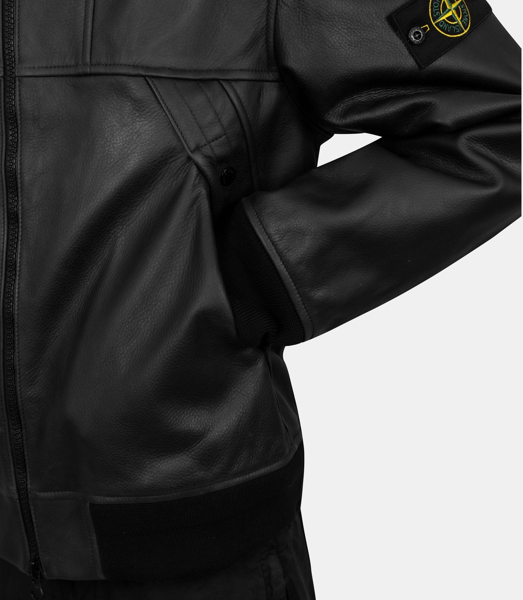 Veste textured leather - L1S150100004S0307-V0029-L - Stone island