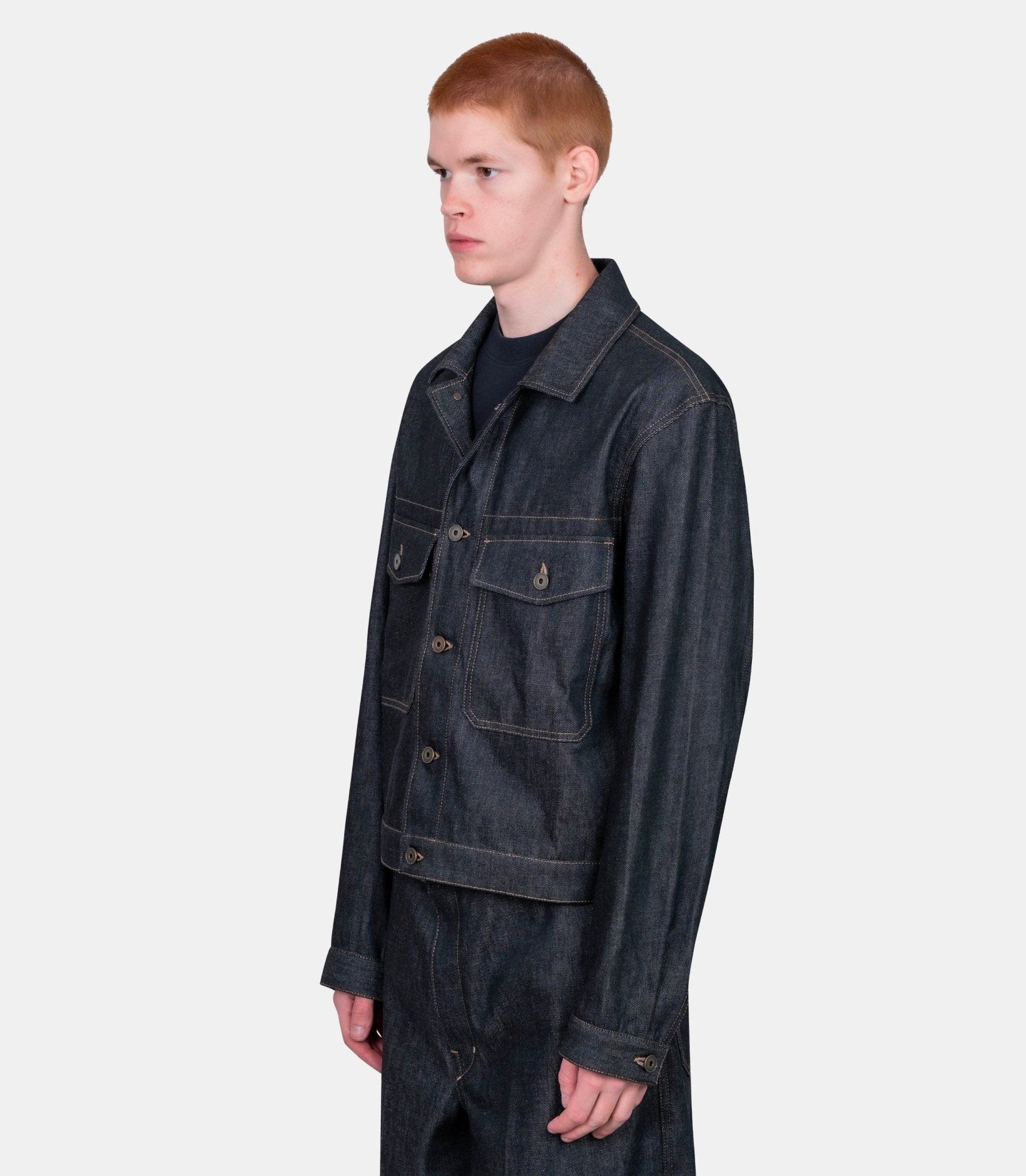 Veste trucker - OW1188-LD1061-48 - Lemaire