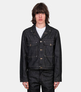 Veste trucker - OW1234-LD1061-BK965-46 - Lemaire