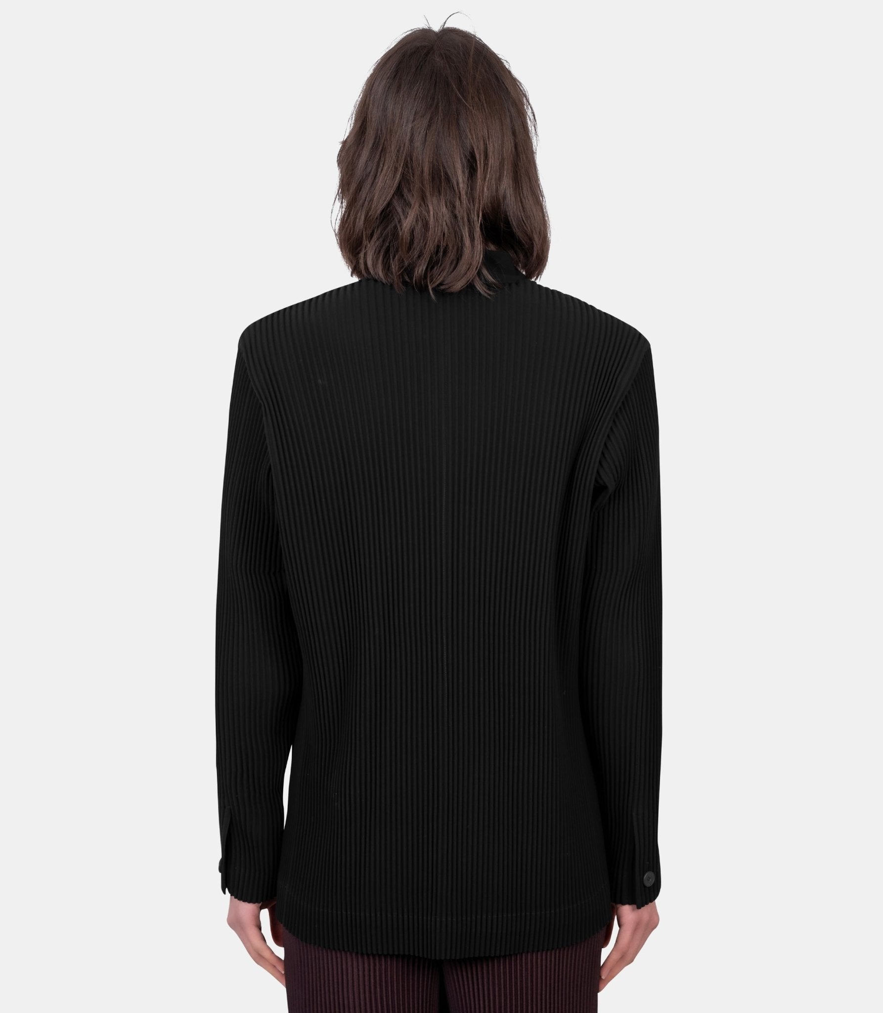 Pleated tuxedo jacket - Issey Miyake pleated homme - Family 3.0